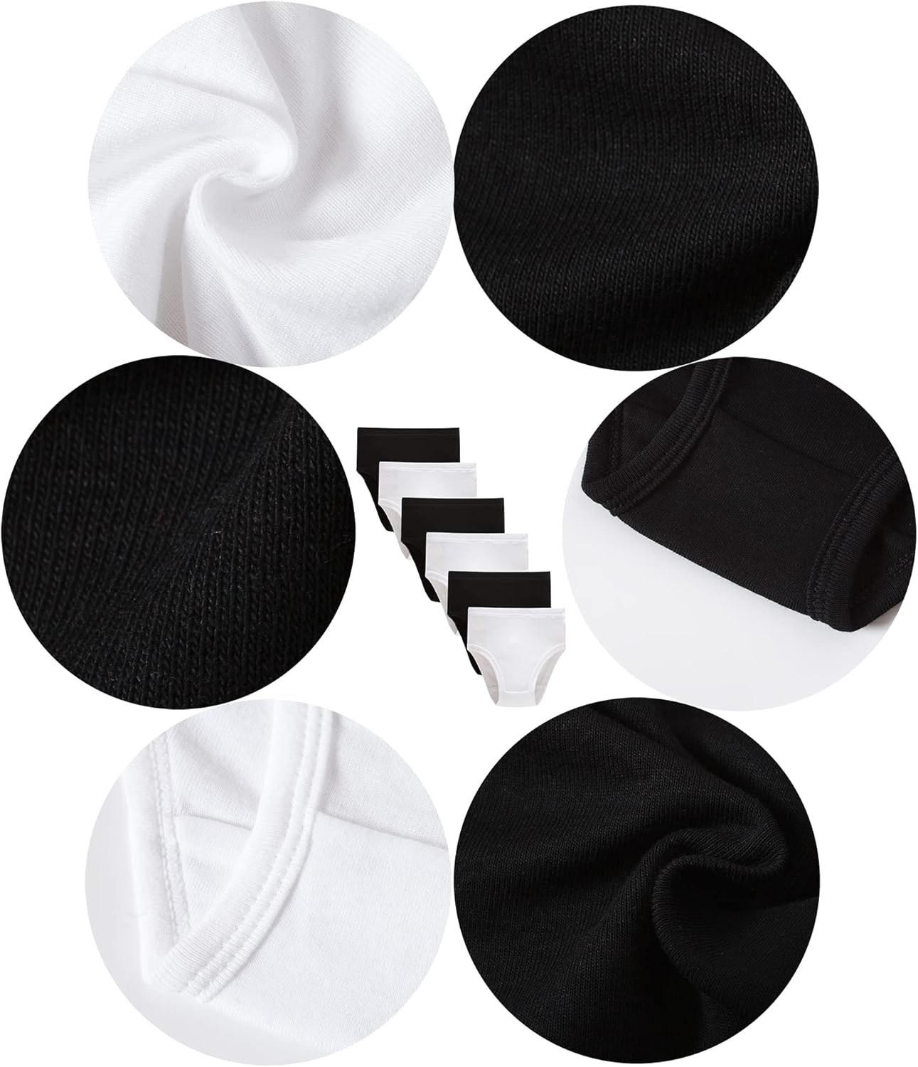 Barara King Little Girls' Soft Cotton Underwear Toddler Undies Kids panties