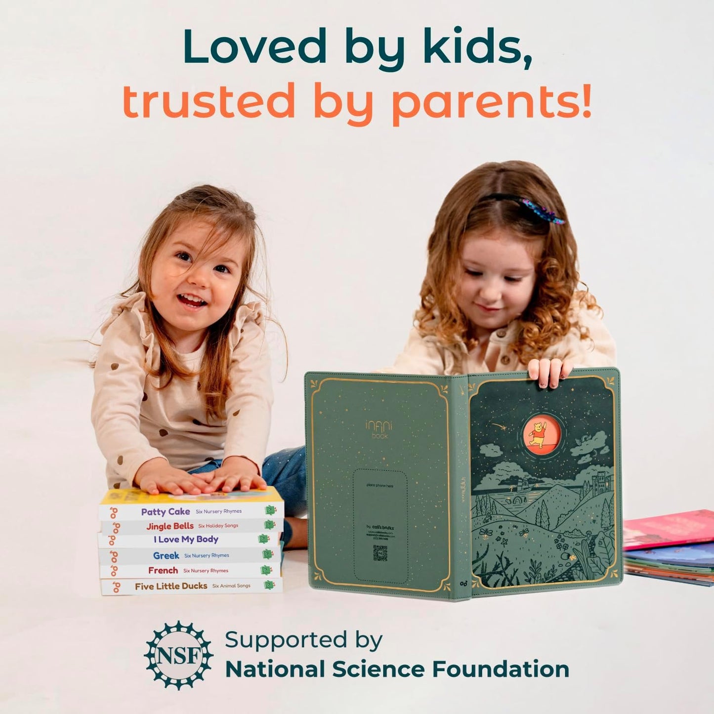 Cali's Books Brazilian Nursery Rhymes Book - Sound Books for Toddlers 1-3 Years Old - Interactive & Educational Music Toys for Bilingual Children with Lyrics & Translations - Musical Gifts for Kids