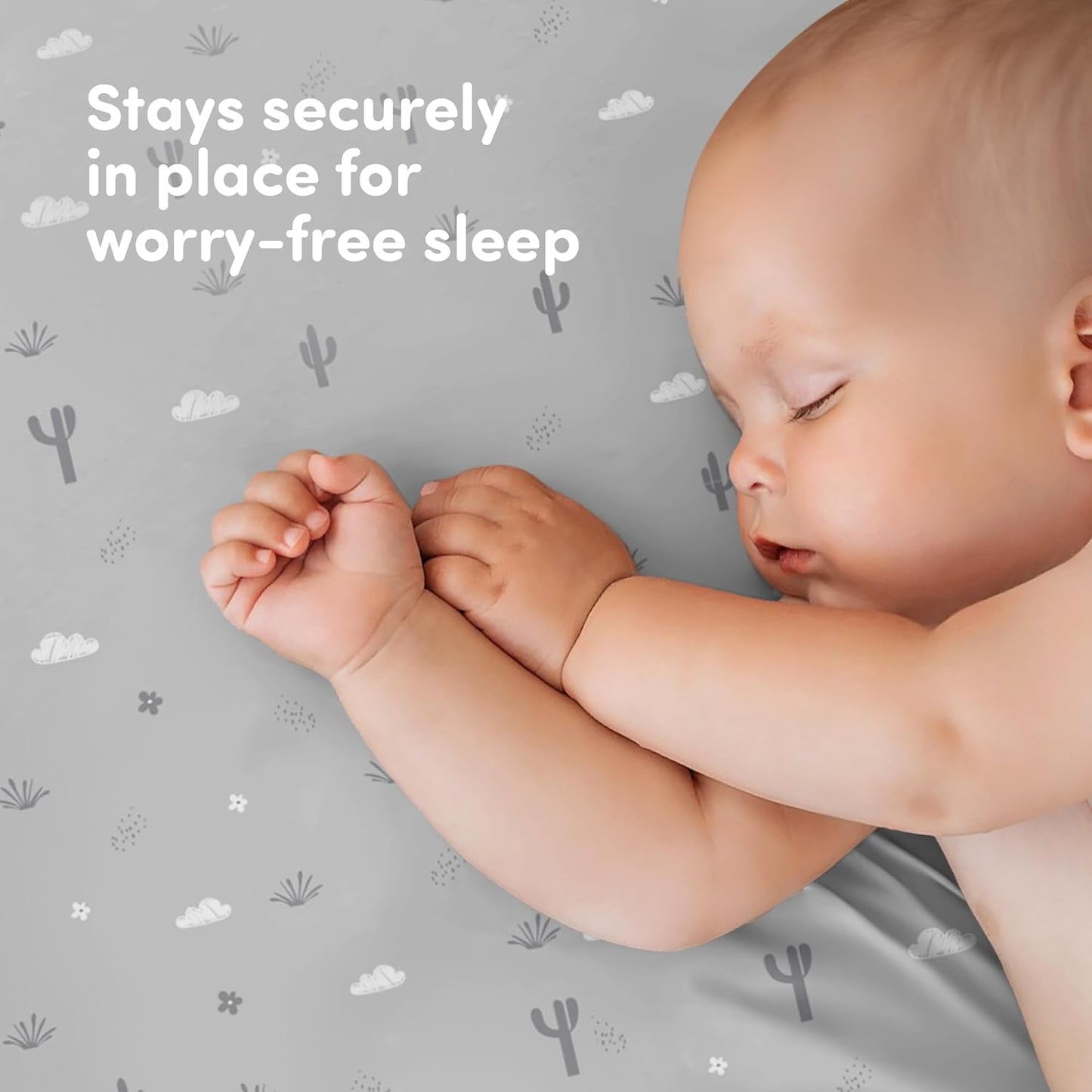 Sweety Fox 2-Pack Crib Sheets - Soft Jersey Cotton Fitted Sheets for Boys and Girls, Mini Crib Sheets, Toddler Bed Sheets (Savanna)