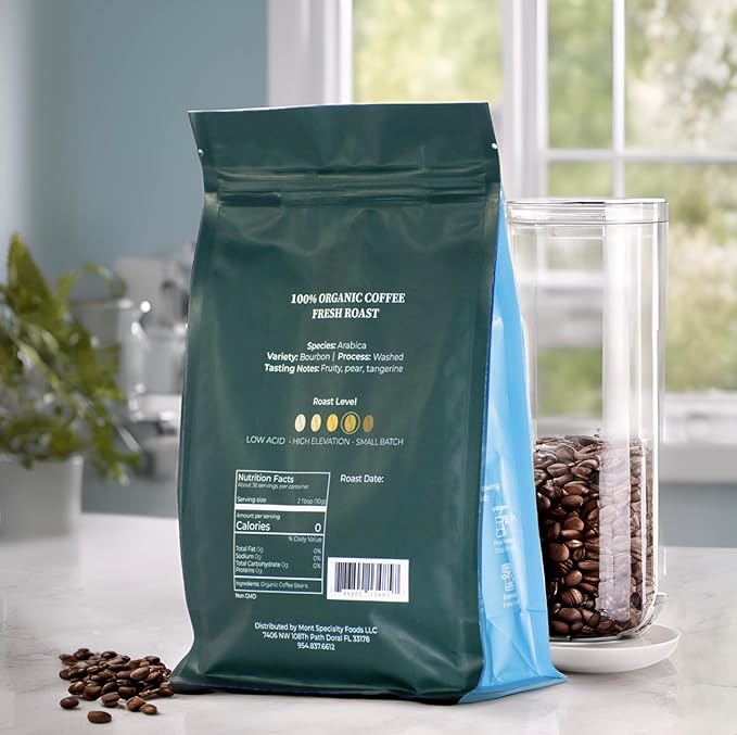 Mont Coffee Ecuador | Pichincha Region | 100% Arabica | Limited Deluxe Coffee | Medium Roast | Premium | Fresh Roast | Sourced Directly from Our Farms | Latitude 0.0'00"