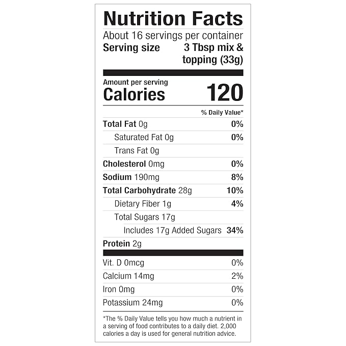 Bob's Red Mill Cinnamon Swirl Coffee Cake Baking Mix - 18.5 oz Bag (Pack of 2), Simple Clean Ingredients, Homemade Taste, Non-GMO