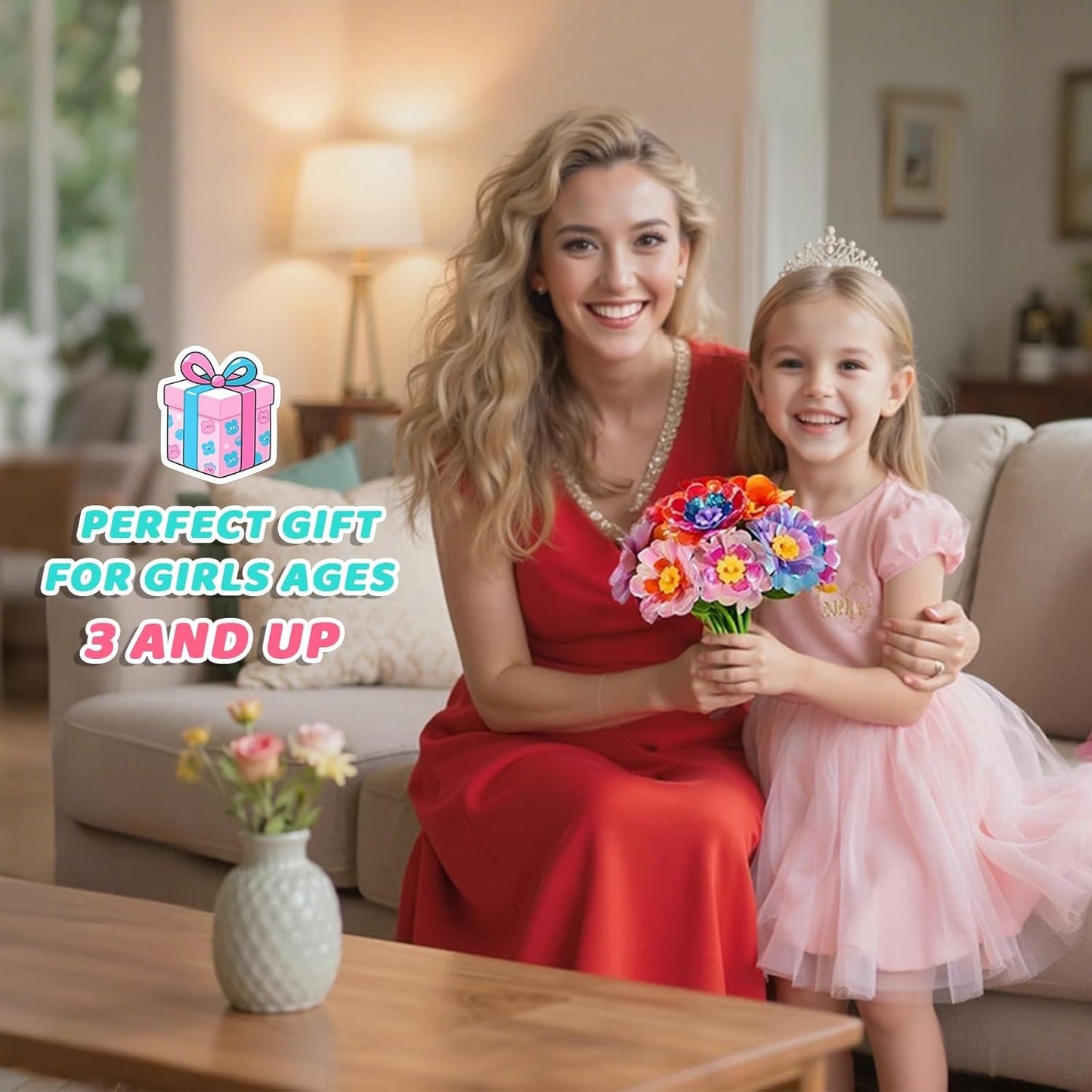 TOGGOT Flower Bouquet Refill Pack – DIY Arts & Crafts Toy Accessories (Main Kit Not Included)