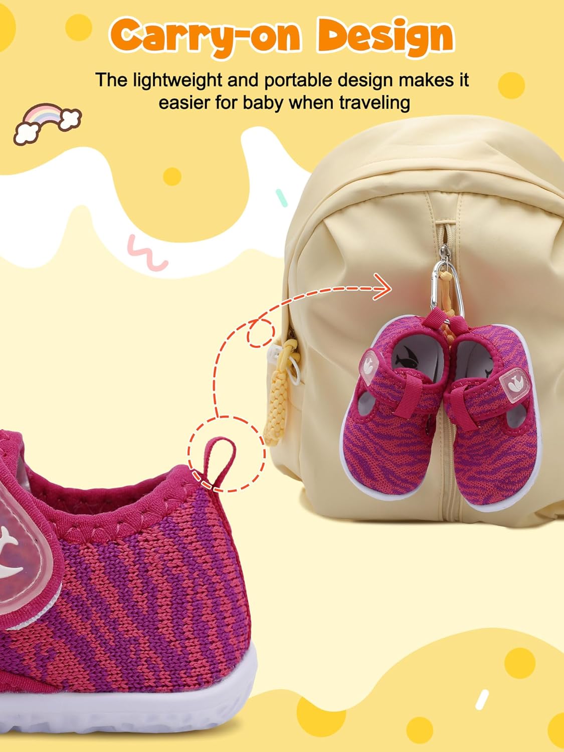 FEETCITY Barefoot Baby Shoes Girls Boys Walking Shoes Infant Sneakers Lightweight Flexible Newborn Dress School Shoe