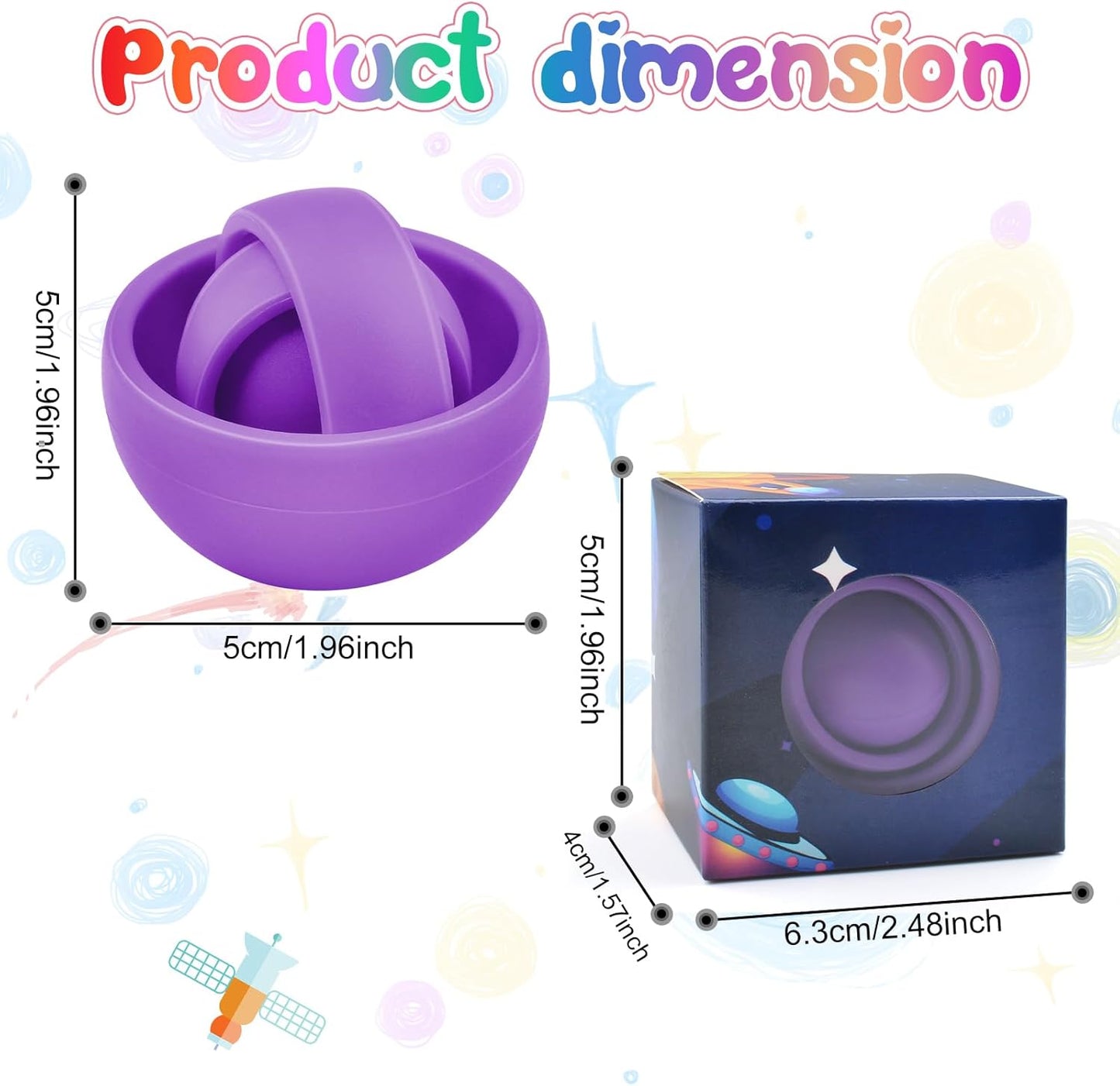 Fidget Toys for Kids, Fidget Stocking Stuffers for Adults, Gifts for Boys Girls Teens Kids Christmas New Year, ADHD Autism Stress Relief Finger Toys Classroom