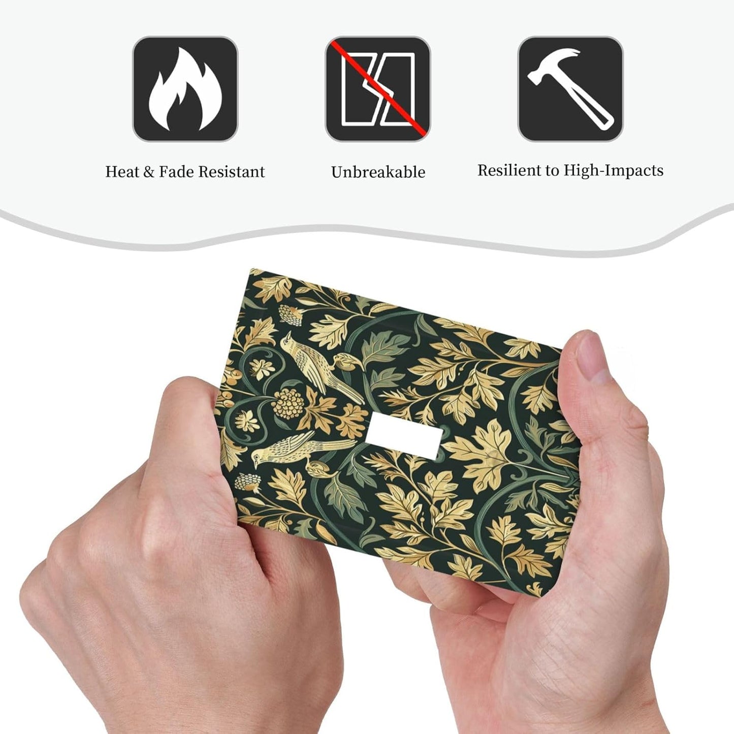 Decorative Light Switch Cover William Morris Vintage Botanical Birds Golden Green Leaves 1 Gang Single Toggle Device Electrical Faceplate Switchplates Decorator Outlet Wall Plate for Bedroom