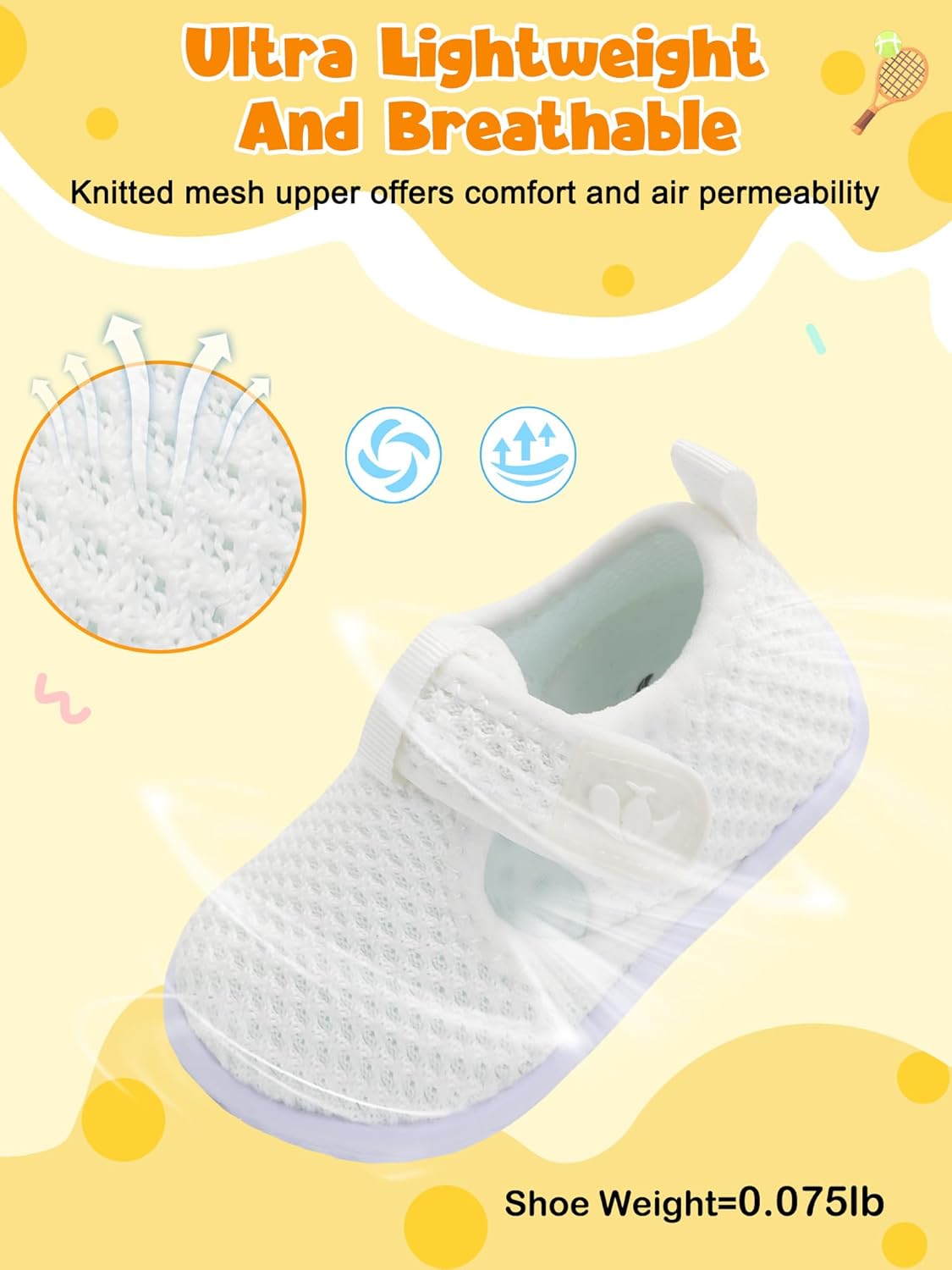 FEETCITY Barefoot Baby Shoes Girls Boys Walking Shoes Infant Sneakers Lightweight Flexible Newborn Dress School Shoe