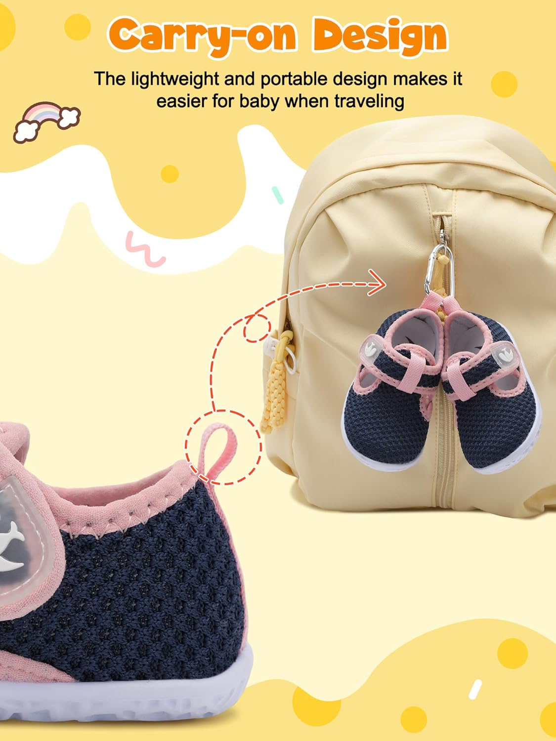 FEETCITY Barefoot Baby Shoes Girls Boys Walking Shoes Infant Sneakers Lightweight Flexible Newborn Dress School Shoe