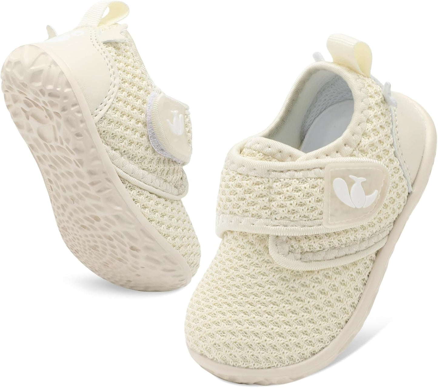 FEETCITY Baby Walking Shoes Barefoot Baby Shoes Infant Sneakers Newborn Crib Shoe Lightweight Flexible Slip On Shoe