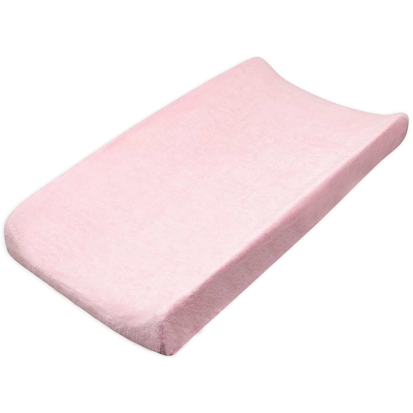 HonestBaby unisex baby Organic Terry Cotton Changing Pad Cover, Light Pink, One Size US