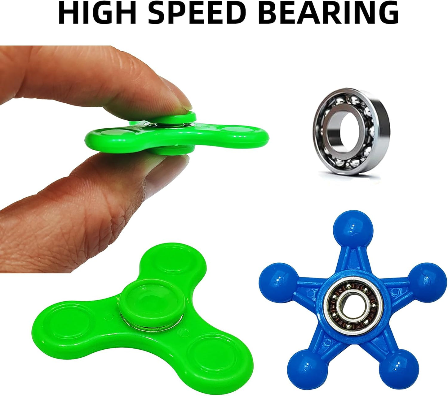 Fidget Spinners Bulk-Mini Fidget Spinner Toys for Kids Teens Adults Birthday Party Favors,Return Gifts,Goodie Bags Stuffers,Party Games,Classroom Rewards Carnival Prizes (36)
