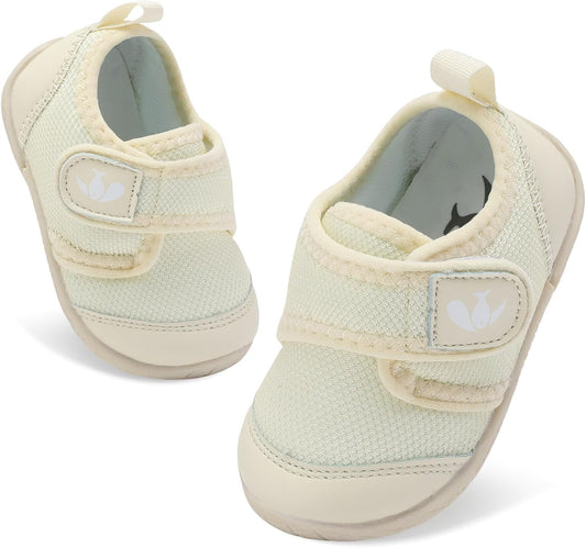 FEETCITY Baby First Walking Shoes Boys Girls Infant Sneakers Crib Shoes Breathable Lightweight Slip On Shoes