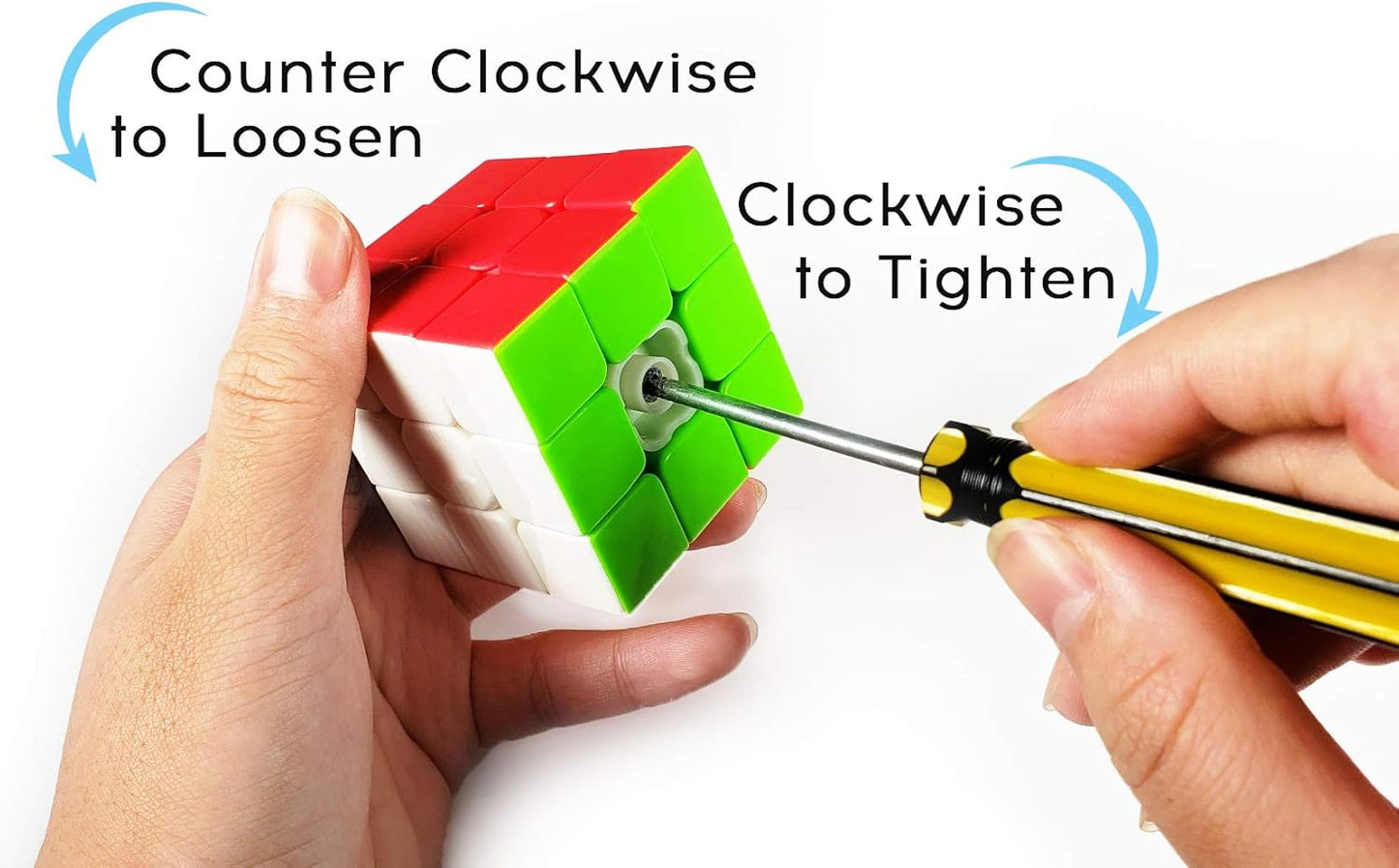 Speed Cube 3x3 Stickerless with Stand and Tutorial – Easy Turning, Smooth Play, Durable Magic Puzzle Toy for Kids and Adults