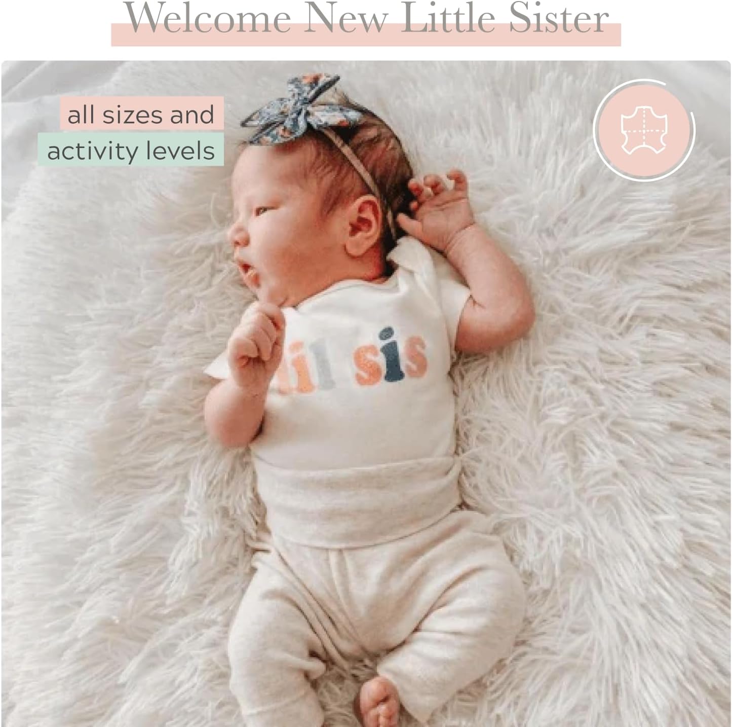 Finn + Emma Organic Cotton Graphic Baby Onesie - Gender Neutral Bodysuits for Babies 0-12 Months in Multiple Sizes and Styles