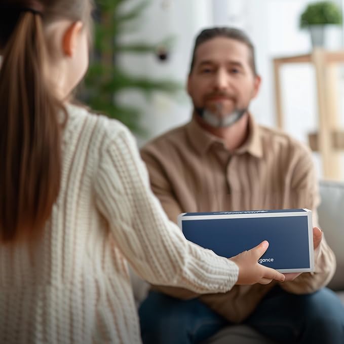 Tea Gifts for Women – Sampler Gift Basket with 15 Unique Blends, Honey Sticks, Stainless Tumbler & Gift-Ready Box (Blue/Blue box)