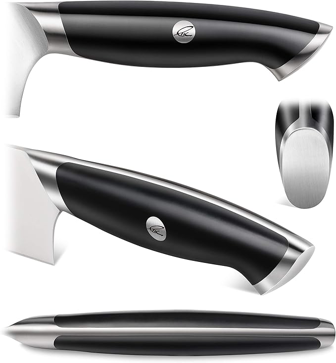 Cangshan Thomas Keller Signature Collection Swedish Powder Steel Forged, 3-Piece TAI Block, Walnut, Black