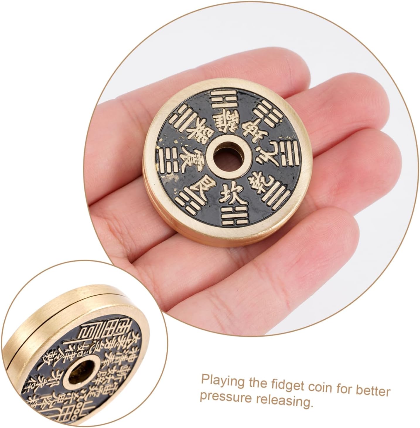 Coin Slider Toy Slider for Adults Mens for Birthday Adult Toy for Men Birthday Presents for Men for Men Coin Man Copper Aldult Restless