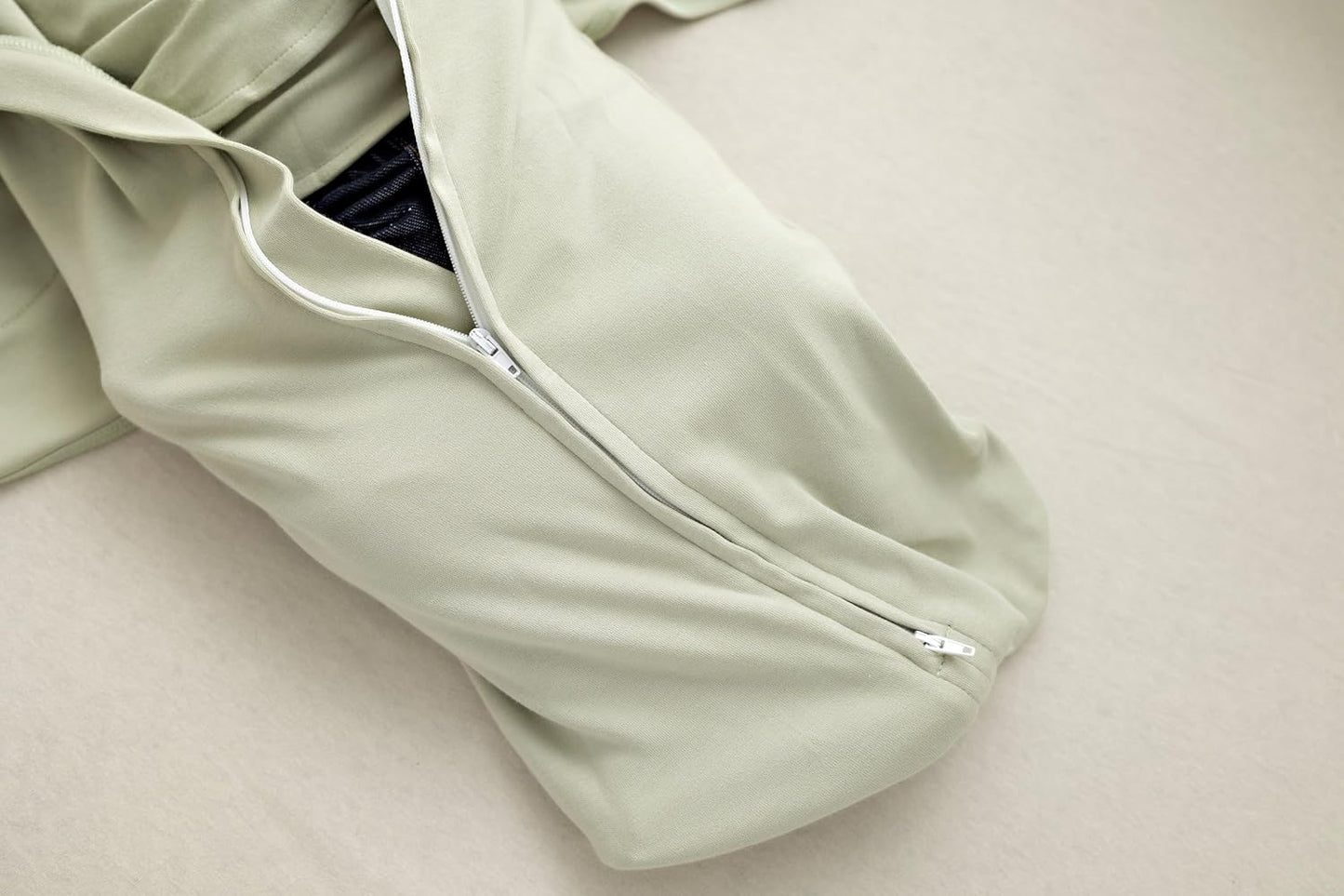 LullaBaby "Double Dream Swaddle: Exclusive Dual Wing Design, Pediatrician-Endorsed, Ultra-Soft Cotton, 2-4 Months, 12-20 lbs - Desert Sage