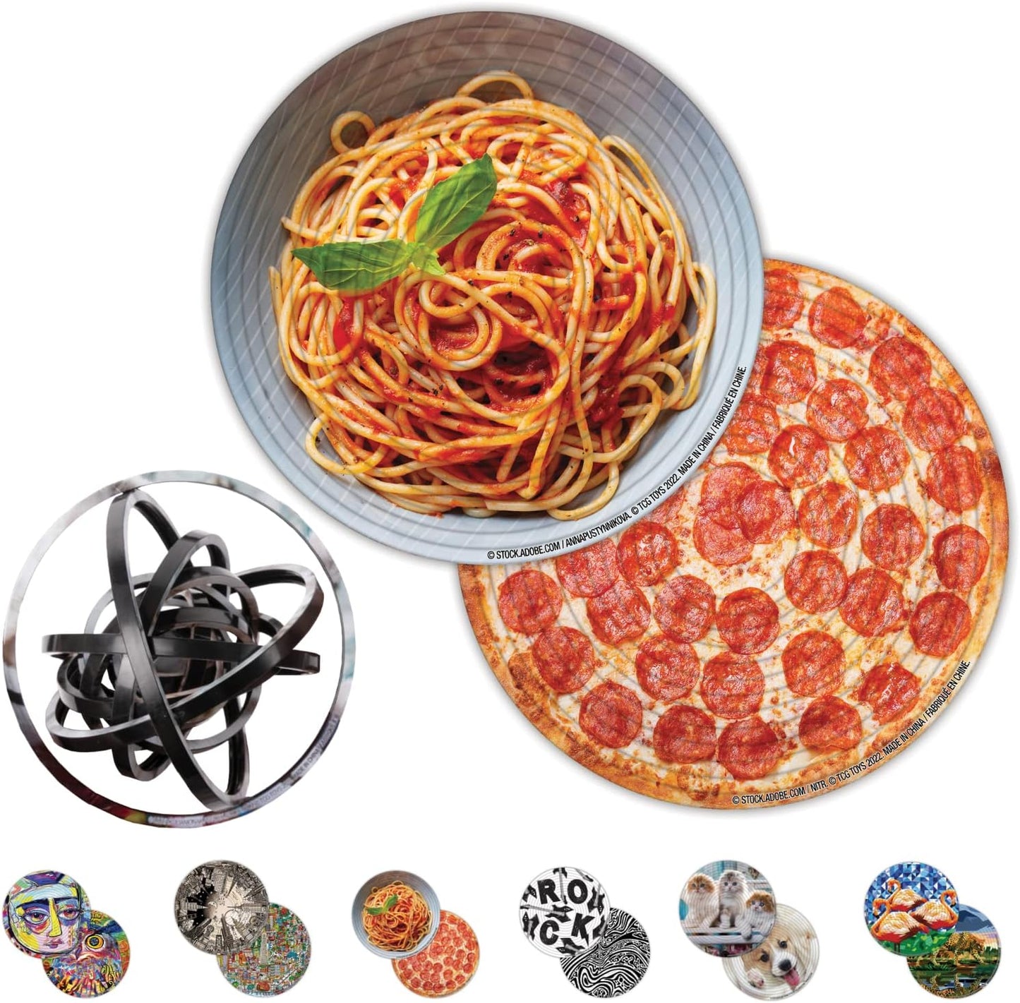 Spin Flip Puzzle - Mama Mia! - Spin it, Flip it, Solve it! for Those who love brain teasers! Adult Fidget Toy. Great Gift for Mom, Dad, Teens, Men and Women