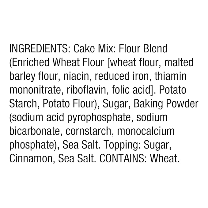 Bob's Red Mill Cinnamon Swirl Coffee Cake Baking Mix - 18.5 oz Bag (Pack of 2), Simple Clean Ingredients, Homemade Taste, Non-GMO