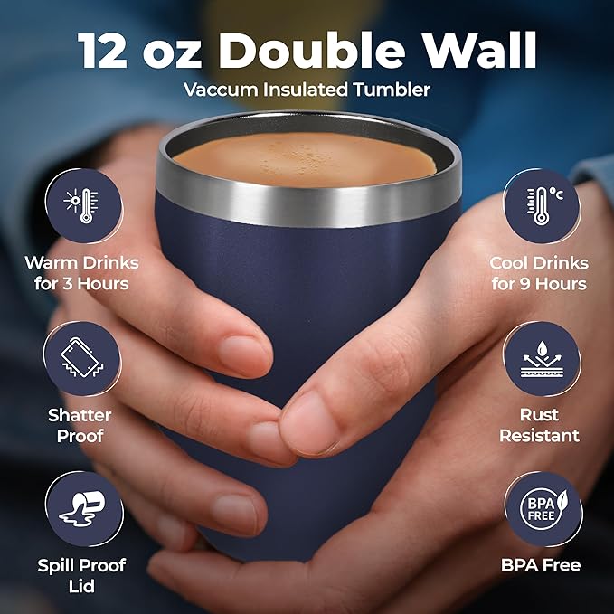 Tea Gift Set for Women & Men – Includes Assorted Teas, Elegant Mug & Honey (Blue)