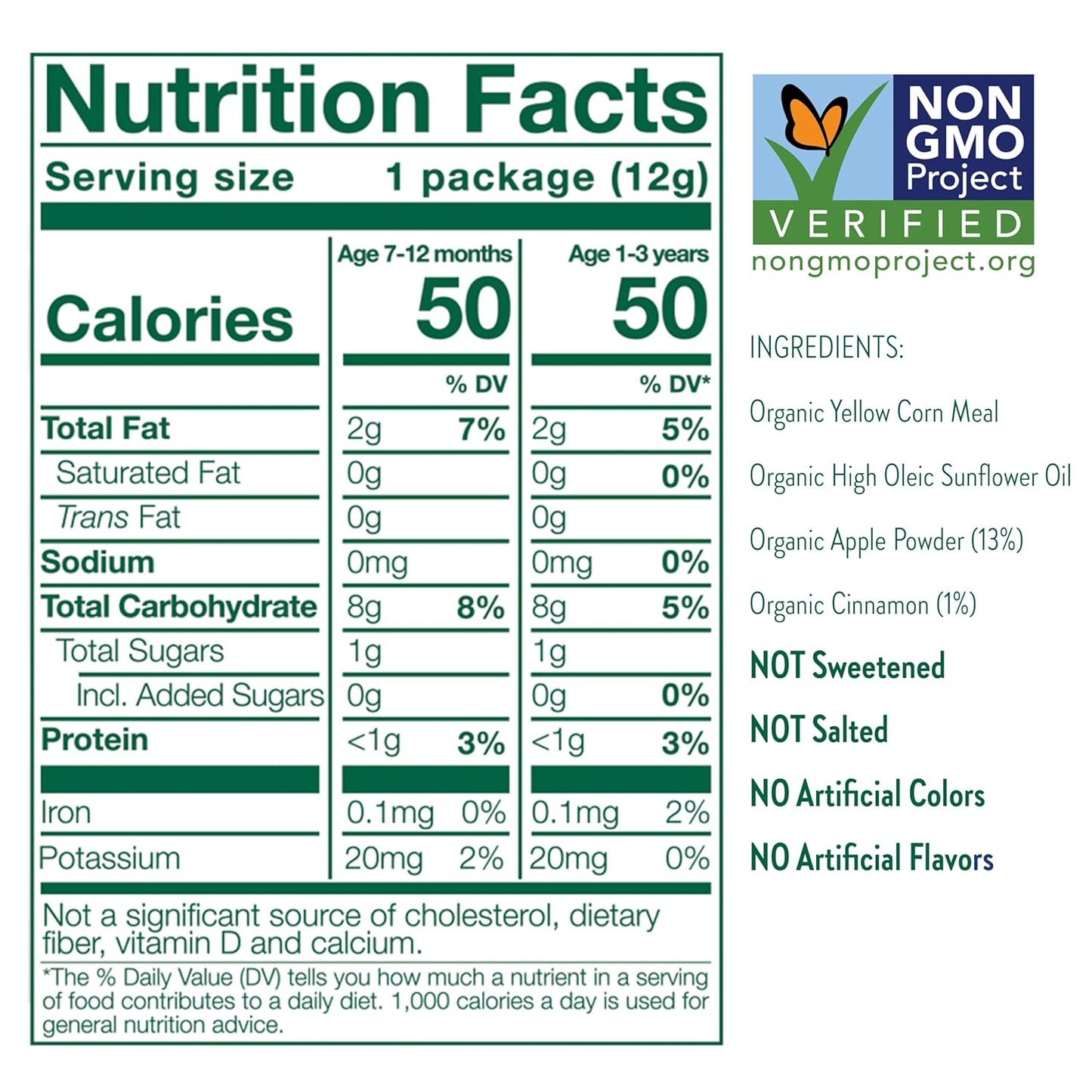 Little Bellies Organic Puffs Variety Pack, Blueberry & Apple and Cinnamon (Pack of 18)