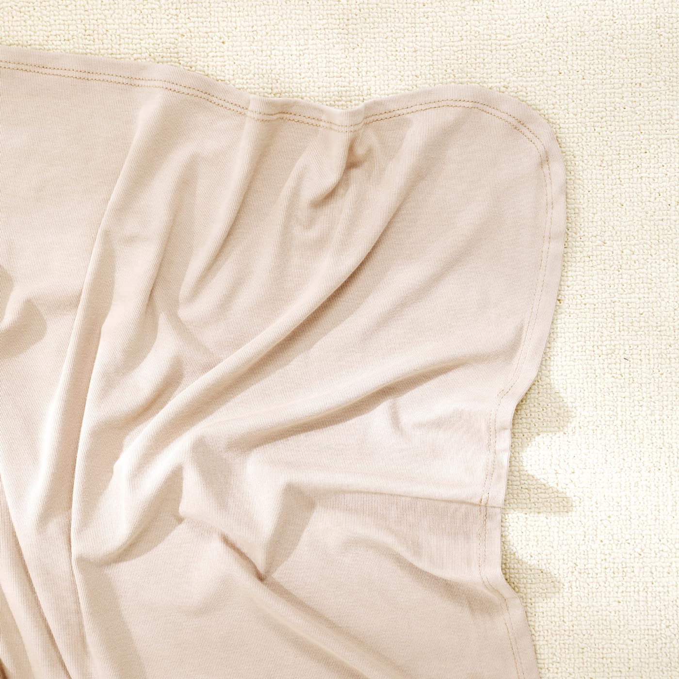 GRSSDER Newborn Swaddle Blanket, Ultra Soft Jersey Receiving Blanket with Matching Headband and Beanie Set, 47×47" Extra Large Nursery Swaddle Wrap for Girls and Boys