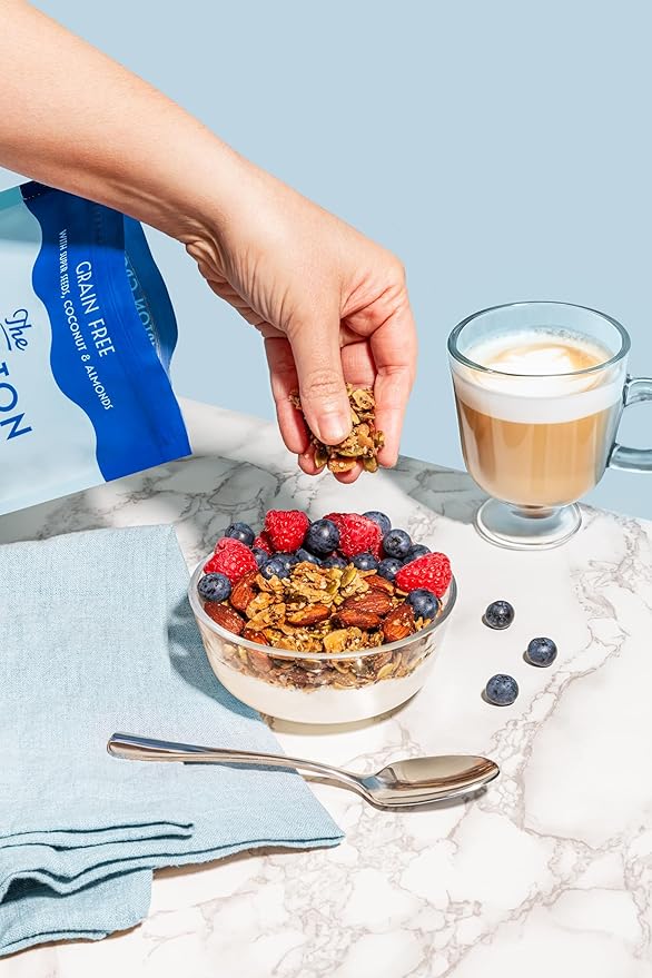 The Hampton Grocer Super Seed Grain Free Granola, 3 pack - Organic, Gluten-Free, Nut-Packed Snack with Pumpkin Seeds, Coconut & Maple Syrup - Small Batch, Handmade, 8oz