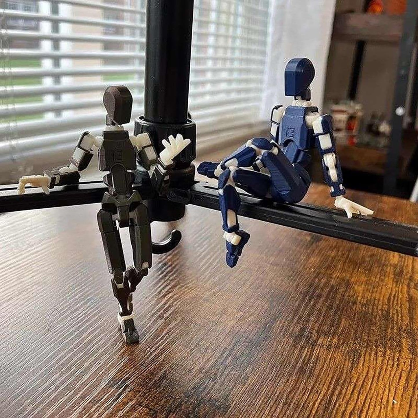 Titan 13 Action Figure, T13 Action Figures 3D Printed Multi-Jointed Movable, Nova 13 Action Figure Lucky 13 Action Figure Dummy 13 Action Figure, Game Gifts Valentines Gifts (Black)