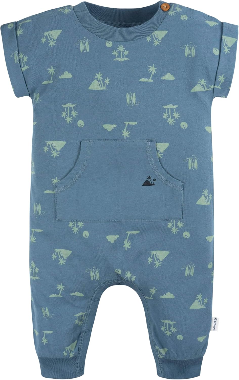 Gerber baby-boys Short Leg and Long Leg Romper Set