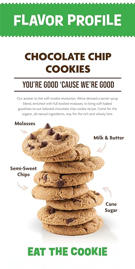 Steve & Andy’s Deliciously Induldent Soft Bake Chocolate Chip Cookies – Organic, Gluten Free, Non-Gmo, Nut Free, Wheat Free, Soy Free – 5.5 Oz, 1 Box (10 Cookies)