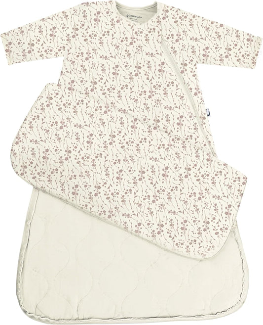 GUNAMUNA Unisex Long-Sleeve Sleep Sack, Wearable Sleep Bag for Babies and Toddlers, Soft Rayon, 1.0 TOG, 3 to 36 Months