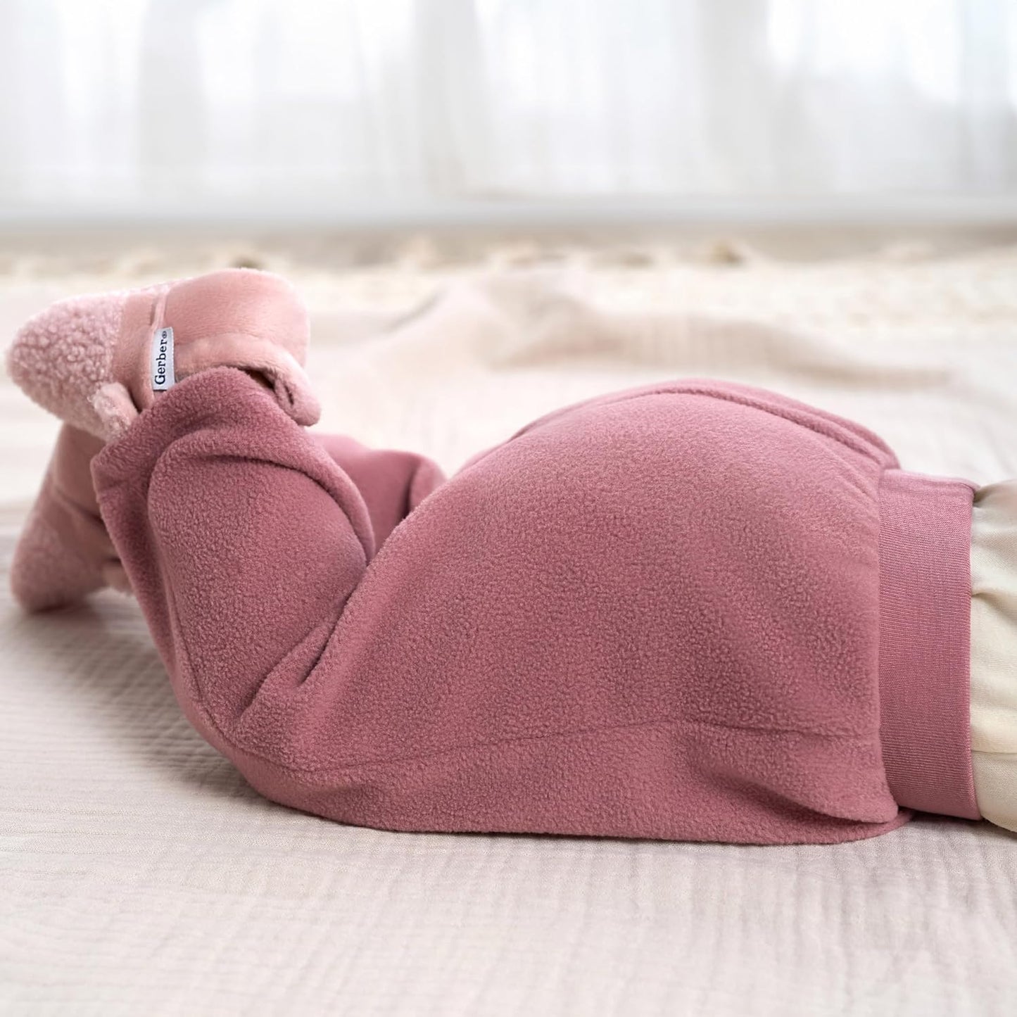 Gerber Baby Girls' 4-Pack Microfleece Pants