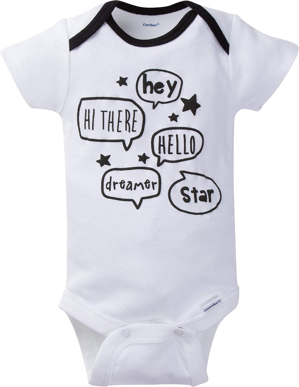 Gerber Baby 8-Pack Short Sleeve Onesie Bodysuits