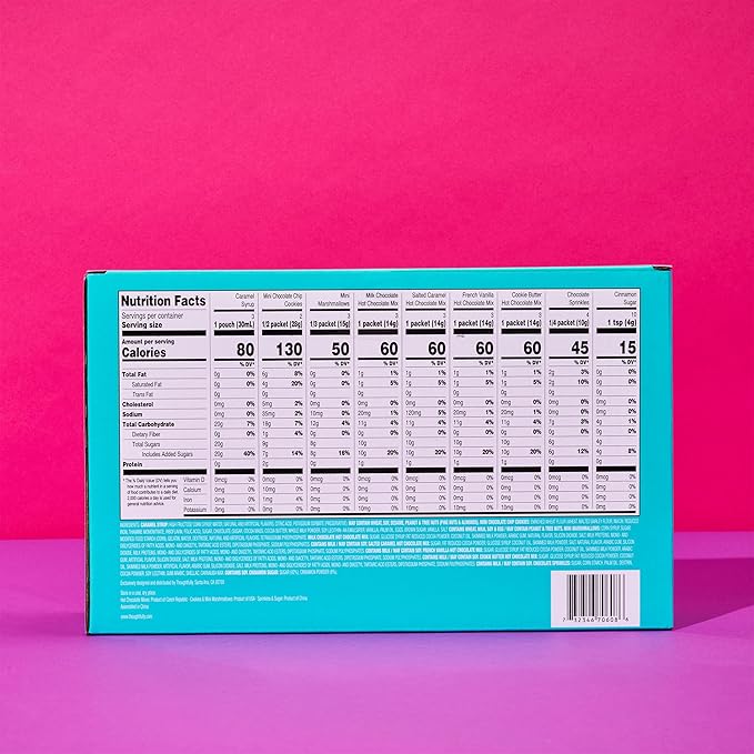 BomBombs, Mini Hot Cocoa Bar, Includes 12 Mini Servings of Gourmet Hot Chocolate Mix in 4 Fun Flavors with Toppings and Hot Cocoa Cups