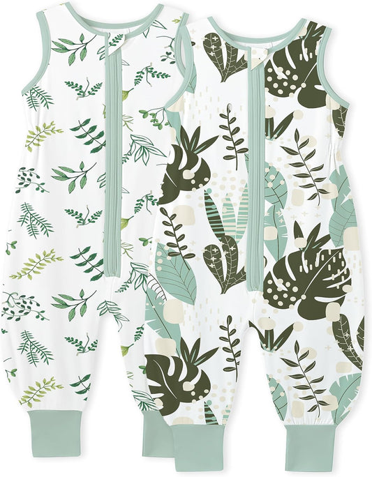 TotAha Toddler Sleep Sack with Legs, 0.5 TOG Light and Soft Baby Sleeping Bag, Walker Sleep Sack for Babies 12-24M, 2T-3T