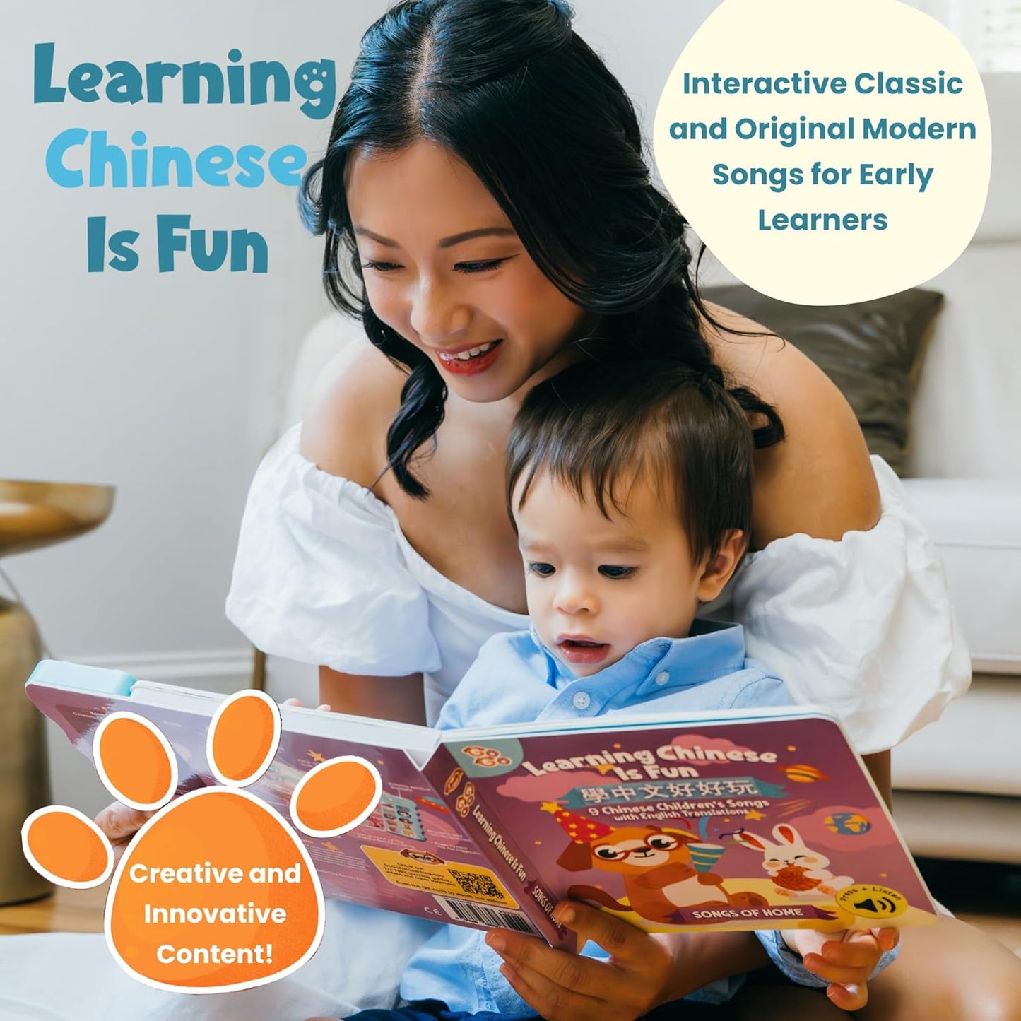 GO GO Learning Chinese is Fun Vol. 2: Bilingual Chinese English Books for Kids with 9 Songs, Chinese New Year Gifts, Learn Chinese, Chinese Gifts, Chinese Book, Chinese Learning Book, Chinese Toys