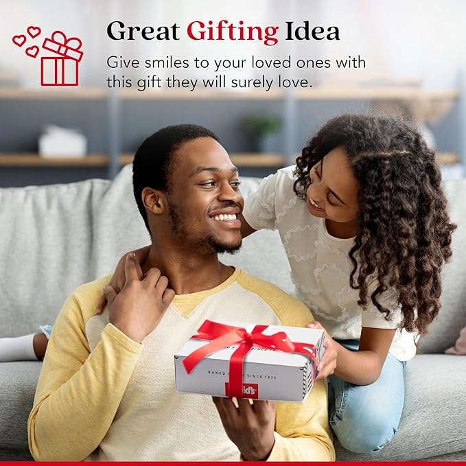 DAVID'S COOKIES Assorted Cookies & Brownies in Carton Box | Enjoy Our Homemade, Delicious, Great for Sharing Freshly-Baked Food Cookie & Brownie Snacks - Ideal Gift For All Occasion - 2 Pack