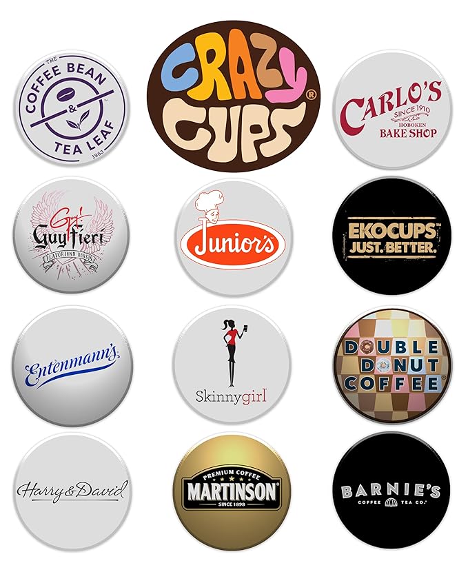 Coffee Pods Variety Pack Sampler, Coffee Lovers Single-Serve Capsules & Pods For Keurig K Cup Machines, Assorted Variety Pack, 40 Count