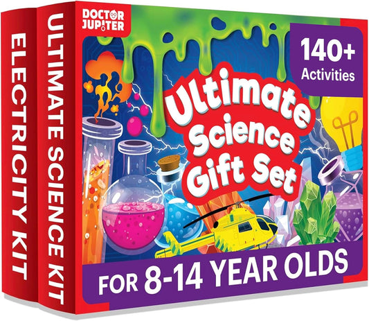 Doctor Jupiter Ultimate Science Gift Set of Science Kit, Electricity Kit for Kids Age 8-12 | Birthday Gifts for Boys & Girls of 8,9,10,11,12,13,14 Year Olds | STEM Learning & Education Toys