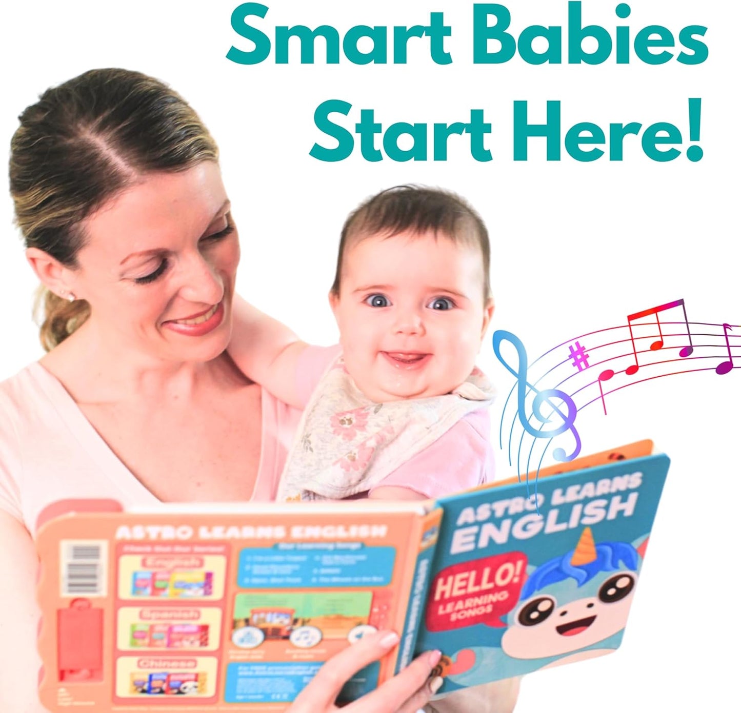 Learning Songs: Musical Toys & Interactive Sound Book for Toddlers 1-3, Baby’s First Year Music Book Gift, Singing Book for 1 Year Old Toddler & Kids, Nursery Rhymes Musical Books for Baby & Children
