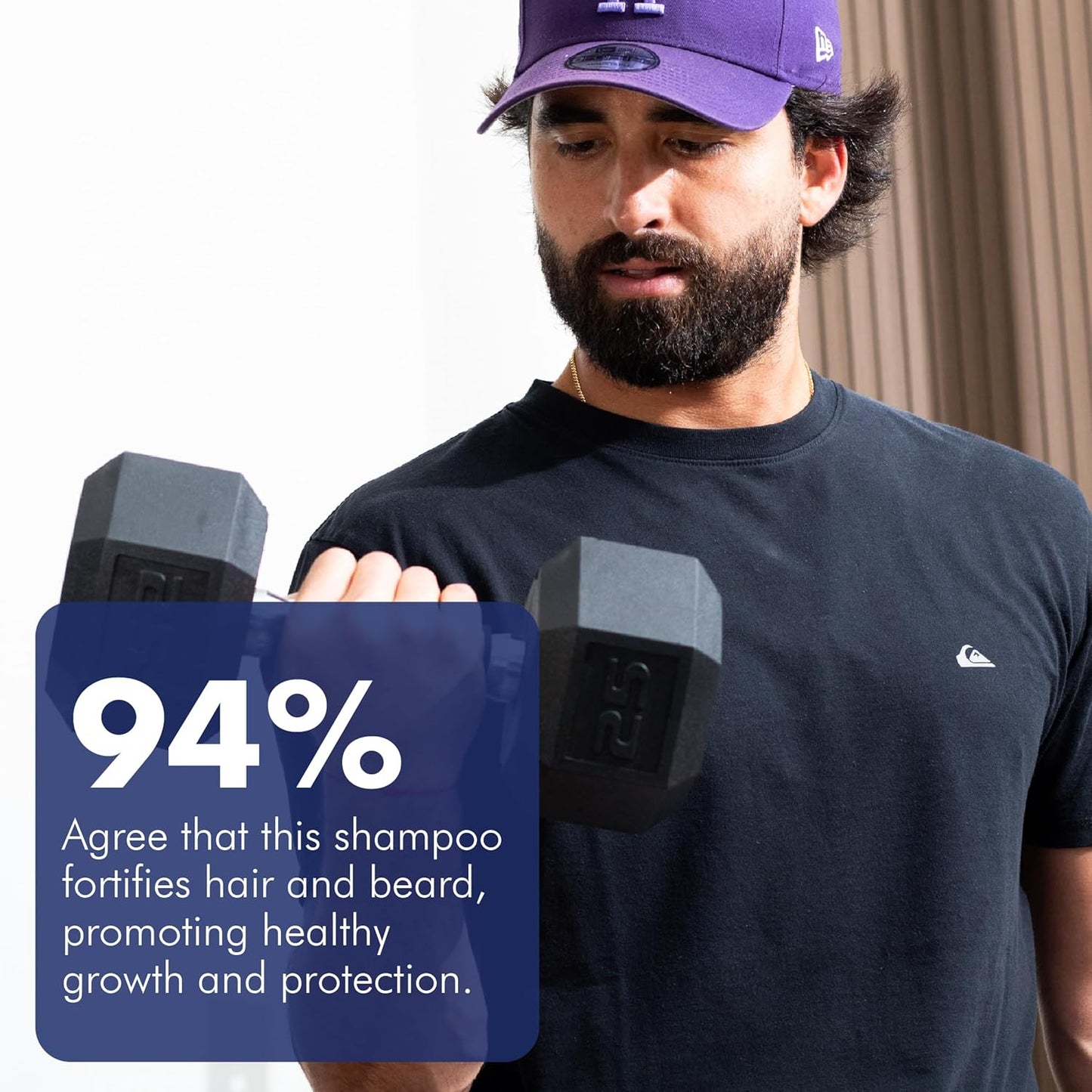 Argan Oil + Bamboo Extract 3-in-1 Shampoo Bar for Men - For Hair, Beard & Body - Deep Clean, Nourishing & Frizz Control - Natural, Paraben & Sulfate-Free - Made in USA - 4.5oz (Pack of 2)