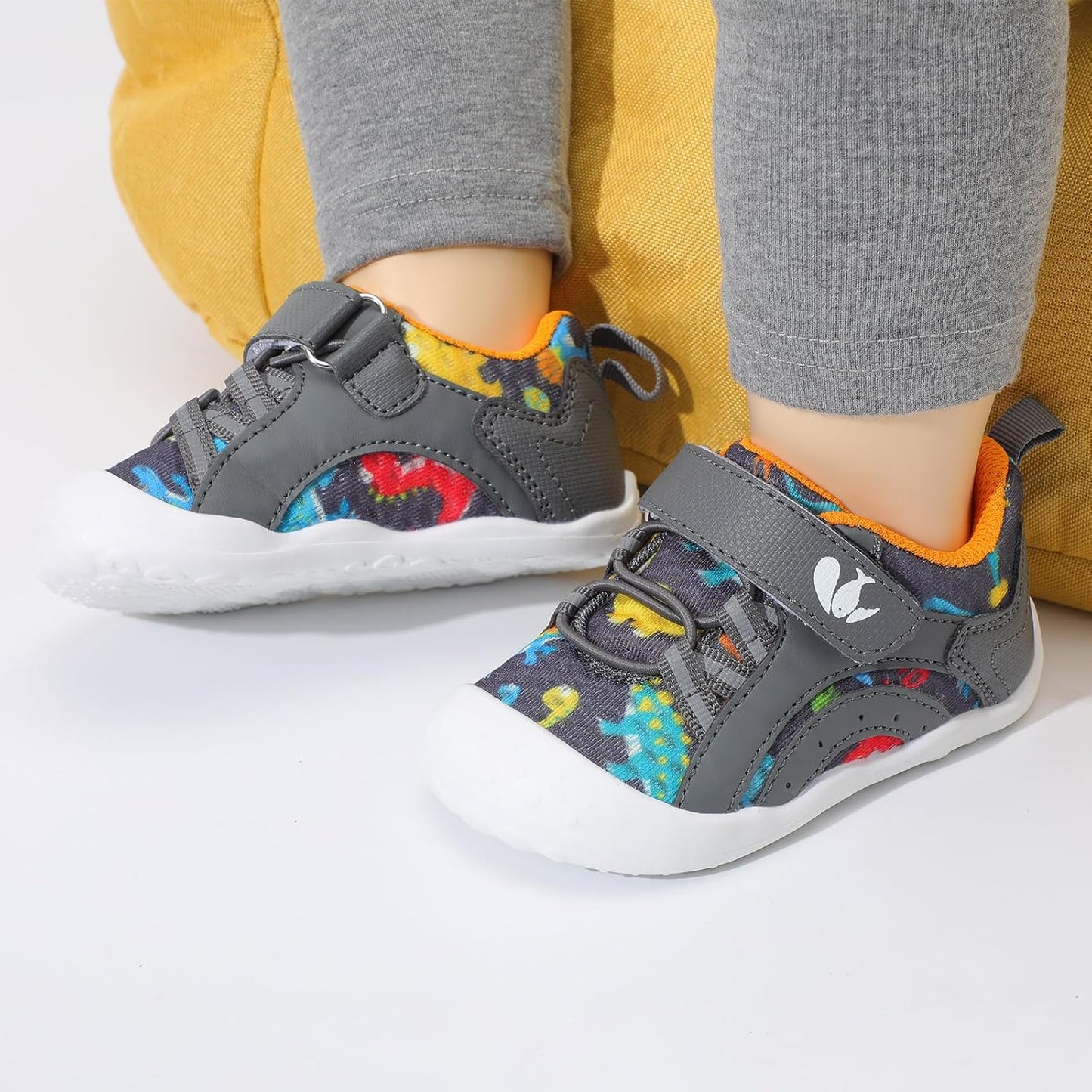 FEETCITY Wide Baby Shoes Boys Girls Baby Barefoot Shoes Breathable Infant Walking Shoe Crib Sock Shoe Toddler Sneakers Flexible