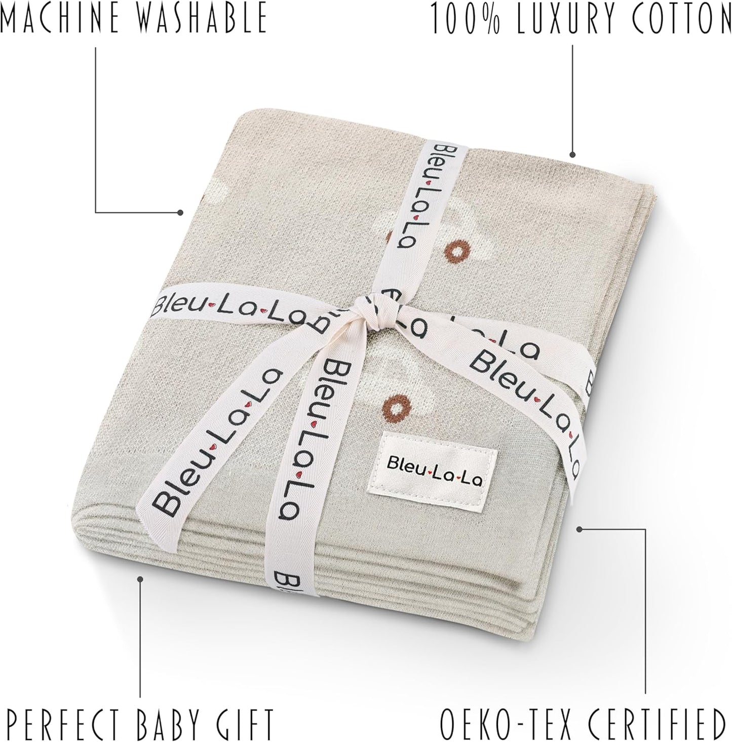 Baby Receiving Blanket for Boys 100% Cotton Buttery Soft Cozy Receiving Swaddle Crib Stroller Blanket for Shower Gift Registry for Newborns, Infants, Toddlers (Cars - Oat)