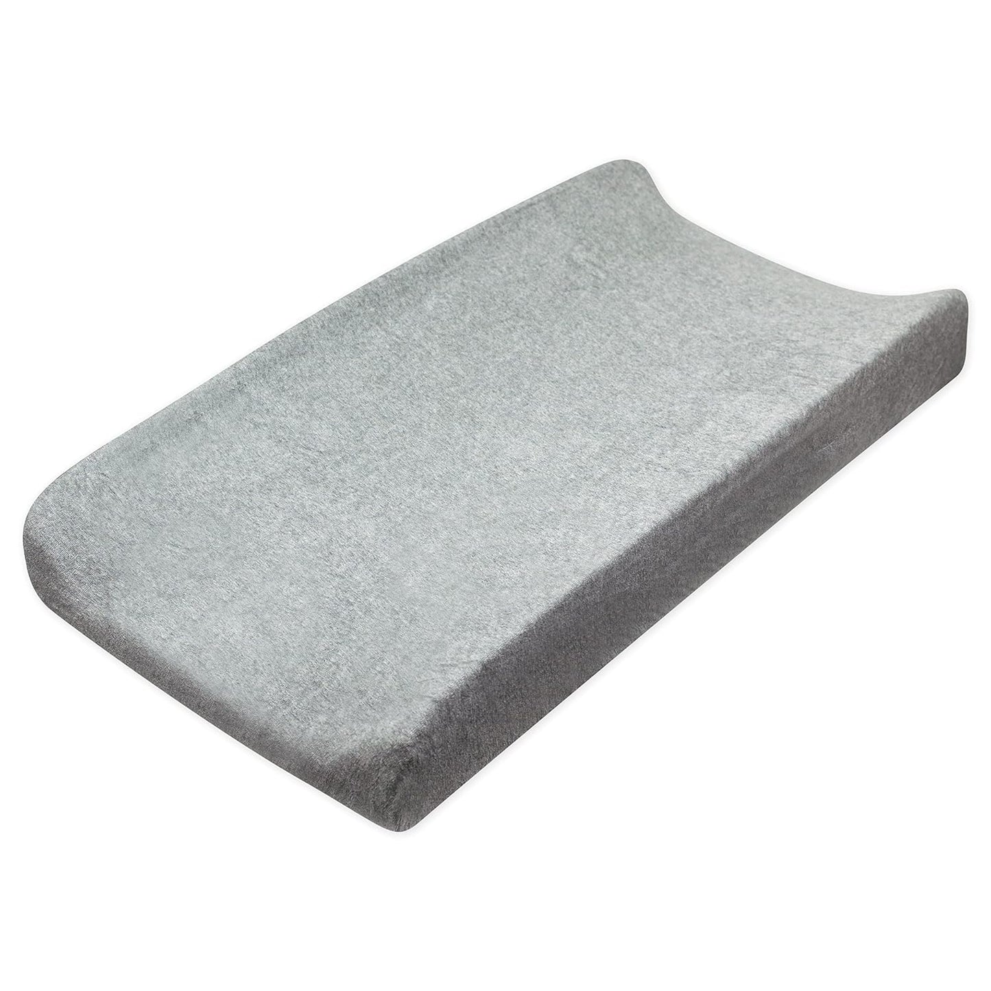HonestBaby Organic Cotton Changing Pad Cover, Gray Heather, One Size