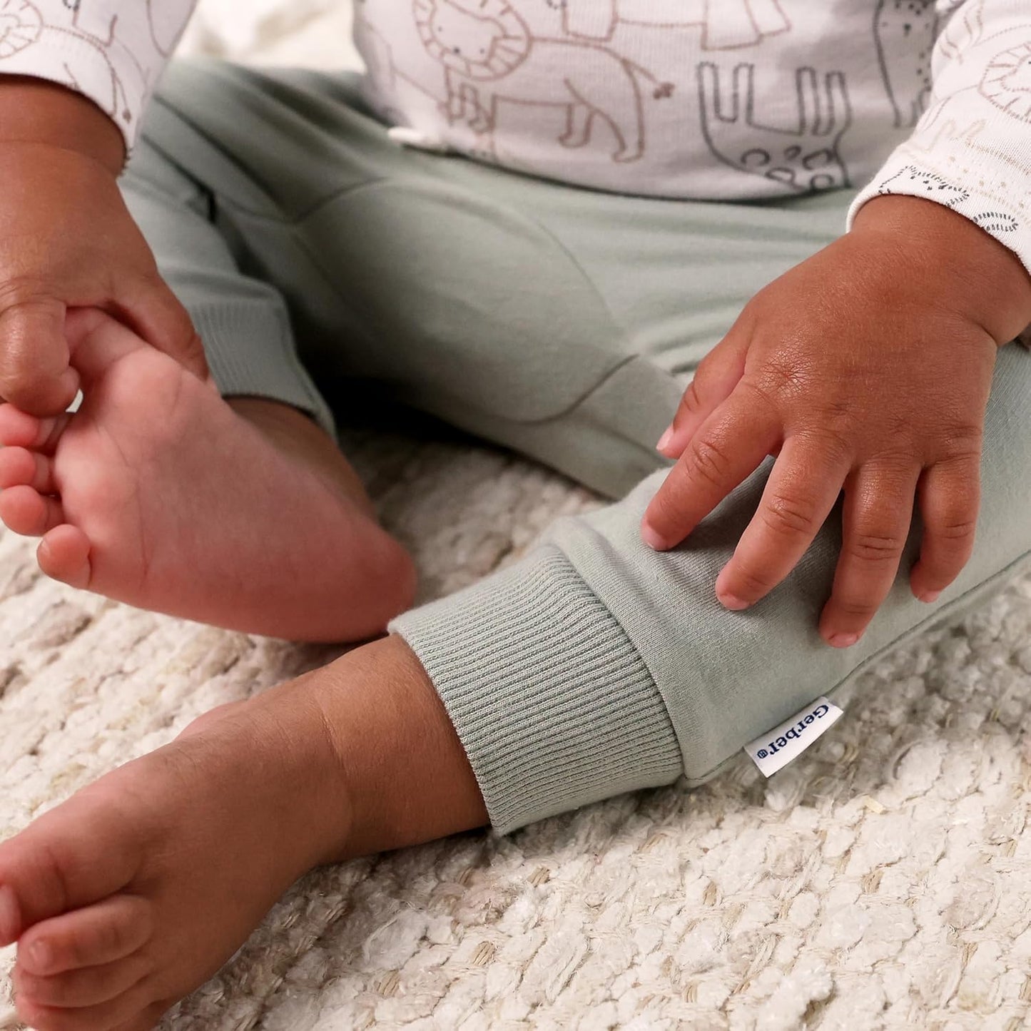 Gerber Baby Boys' Toddler 3-Pack Jogger Pants