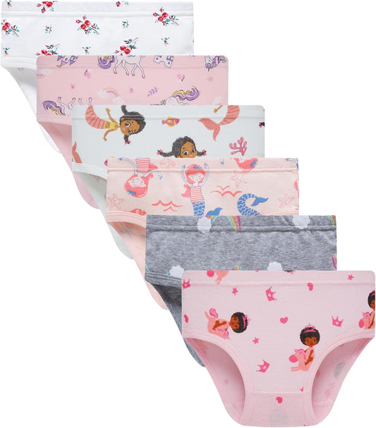 Boboking Soft Cotton Underwear Toddler Girls'Briefs Soft Undies