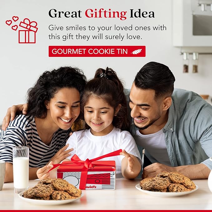 David's Cookies 2lbs Oatmeal Raisin Fresh Baked Cookies - Delectable & Premium Ingredients - No Added Preservatives Cookie Gift Basket