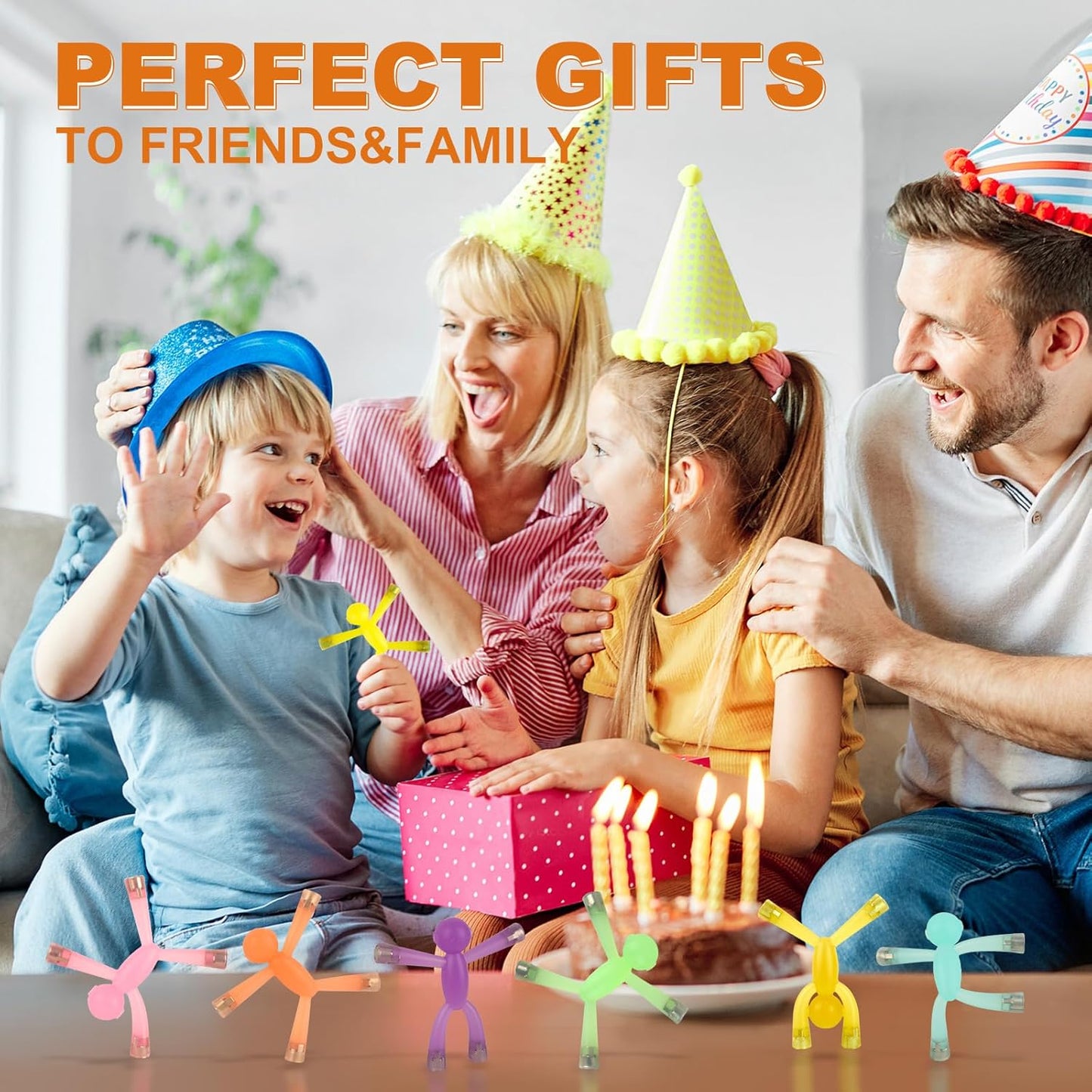 6pcs Magnetic Toys,Magnet Men for Kids,Magnetic People Figures for Kids,Magnetic People for Refrigerator,Fridge Magnets for Adults Kids Gifts, Magnetic Men for Teens Gifts,Kids Sensory Toys