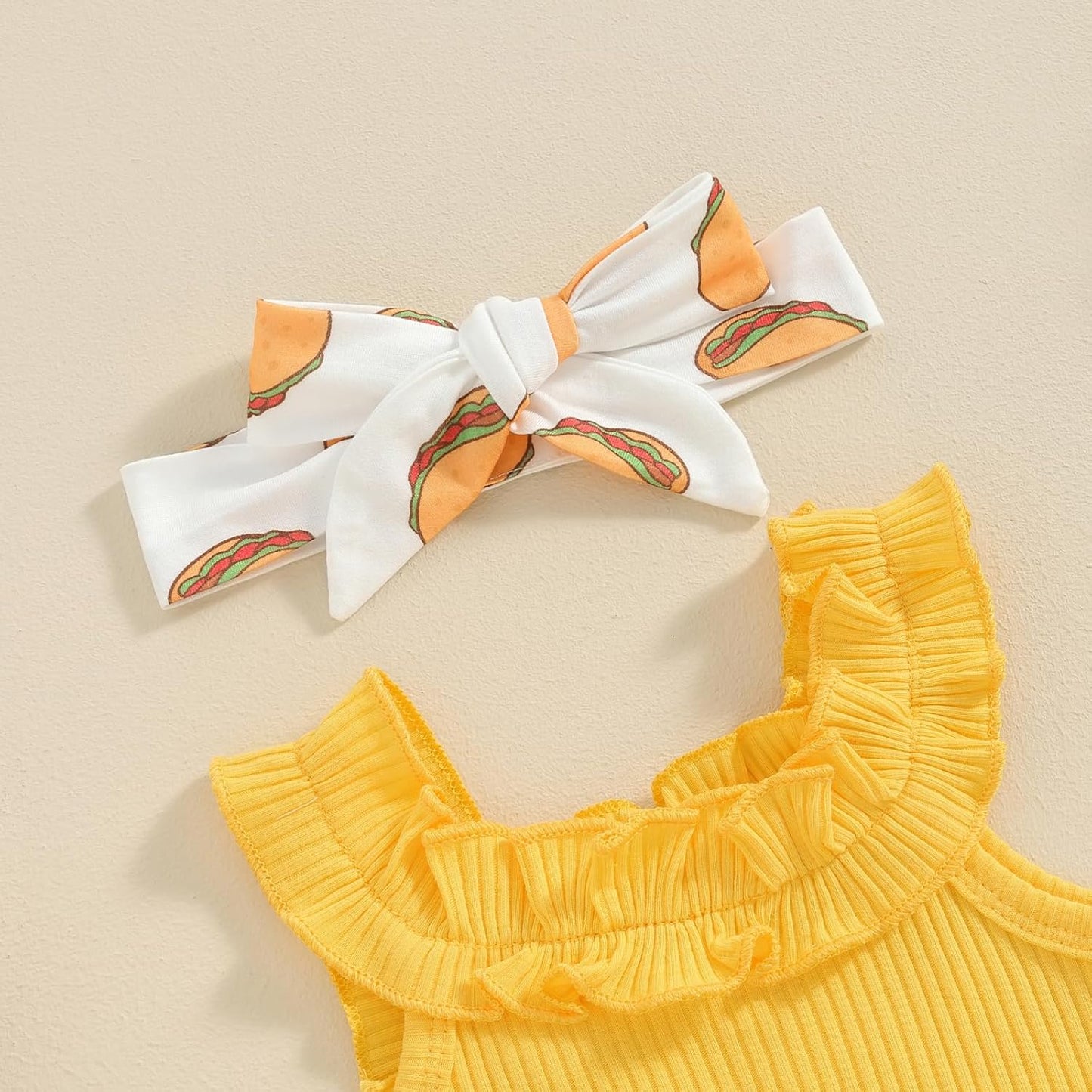 fhutpw Baby Girl Clothes Summer Cute Outfits 3 6 12 18 Months Spaghetti Strap Romper & Floarl Shorts Sets