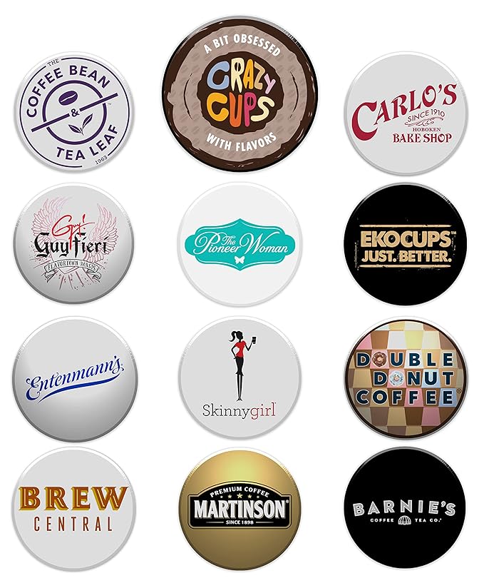 Crazy Cups Flavored Coffee Pods Variety Pack, Fully Compatible With All Keurig Flavored K Cups Brewers, Coffee Sampler, 40 Count